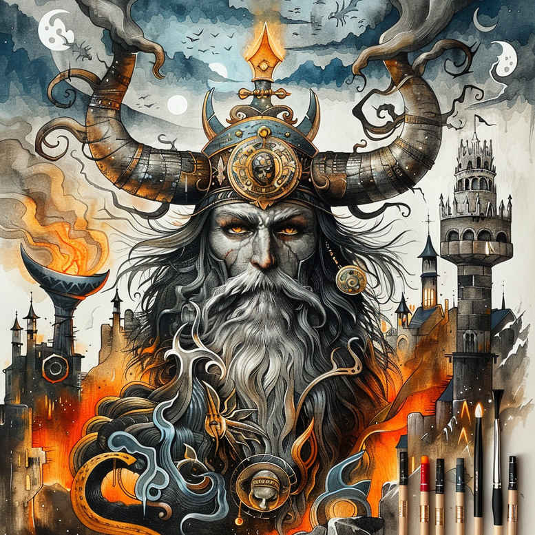 slowianska-mitologia-ludowa-realism-color-precision-for-nape – tattoo design ideas free ai generated – Gallery: slavic-mythology-inkby-ai