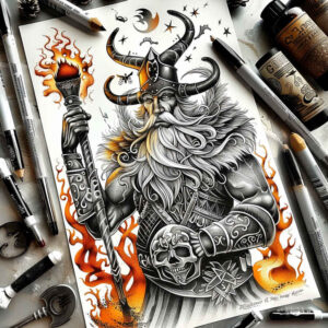 slavic-mythology tattoo design ideas high-key empty represents determination