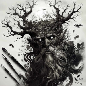 slavic-mythology tattoo design ideas modern classic haunted for upper chest