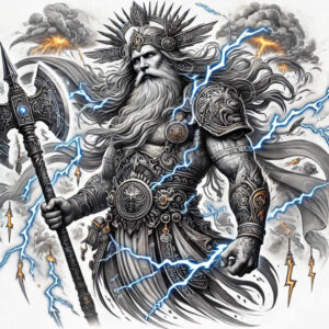 slavic-mythology tattoo design ideas layered fill madness for calf