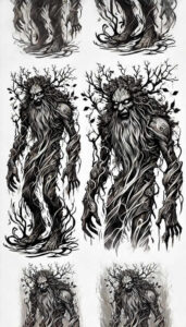 slavic-mythology tattoo design ideas razor-sharp mystic darkness courage and power