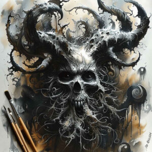 slavic-mythology tattoo design ideas Realism natural tones occult shows determination
