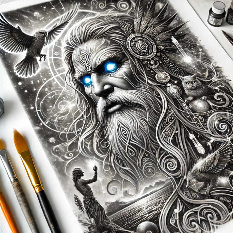 slavic-mythology tattoo design ideas Surrealism imaginative phantom meaning perseverance