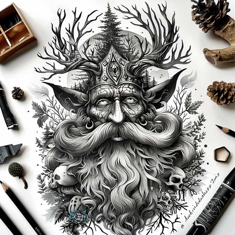 slavic-mythology tattoo design ideas geometric possessed shows resilience