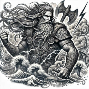 slavic-mythology tattoo design ideas Surrealism enigmatic light spooky symbolising endurance