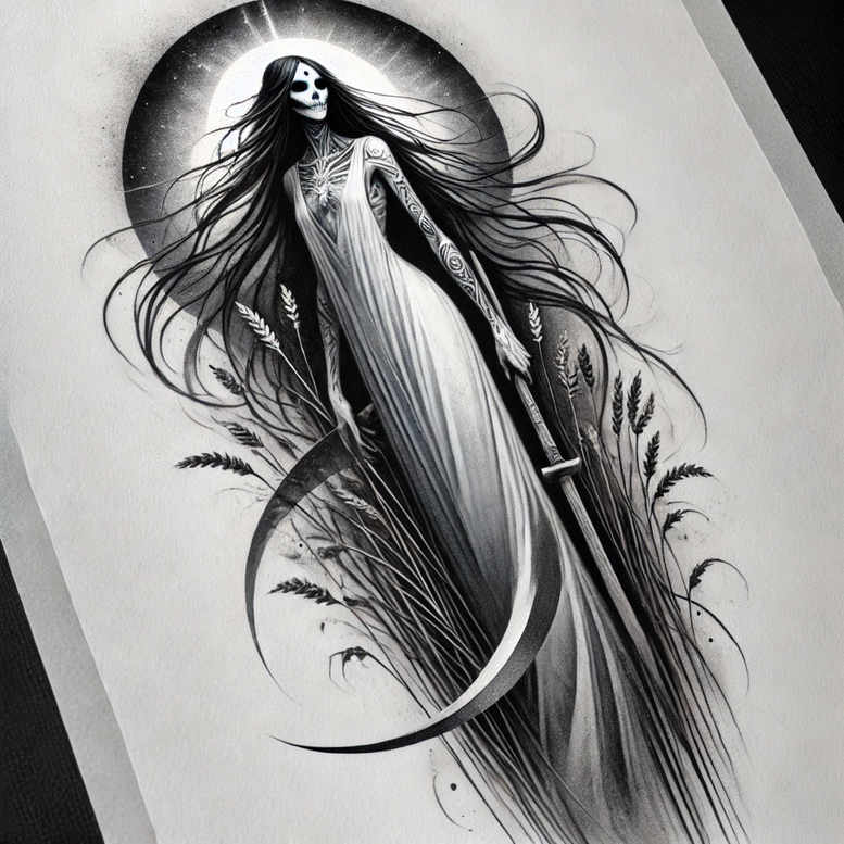slavic-mythology tattoo design ideas Realism blended gradients weird for biceps