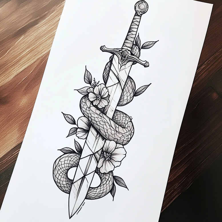 snakes tattoo design ideas unreal light subtle motif symbol of courage