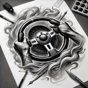tourism-surrealism-impossible-forms-for-behind-ear – tattoo design ideas free ai generated – Gallery: travels-inkby-ai