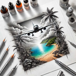 trekking-realism-realistic-perspective-for-side – tattoo design ideas free ai generated – Gallery: travels-inkby-ai