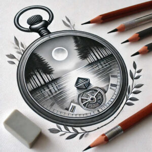 travels tattoo design ideas detailed linework compass symbol for nape