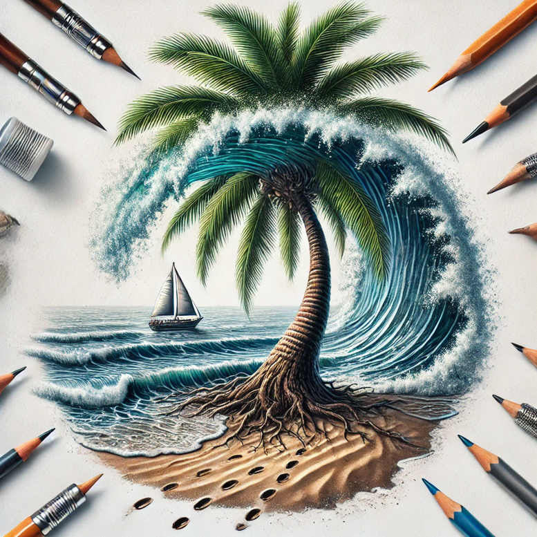 mystical-tree-surrealism-mysterious-for-side – tattoo design ideas free ai generated – Gallery: trees-inkby-ai