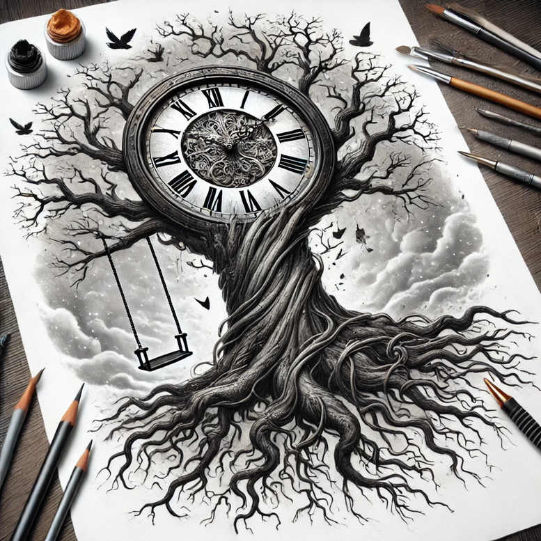 trees tattoo design ideas true rendering canopy spread for triceps