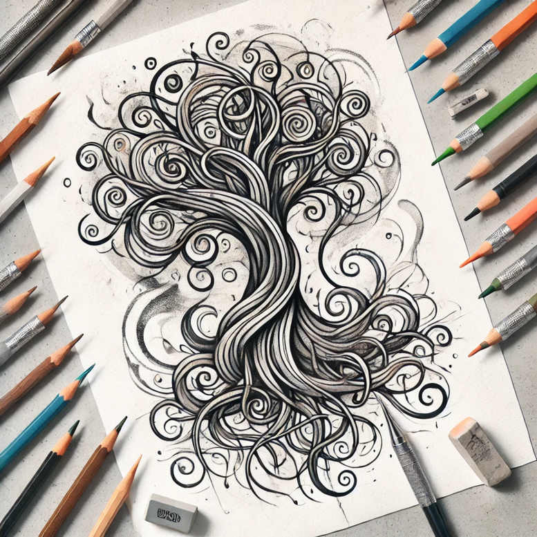 trees tattoo design ideas refined detail forest ink stands for endurance