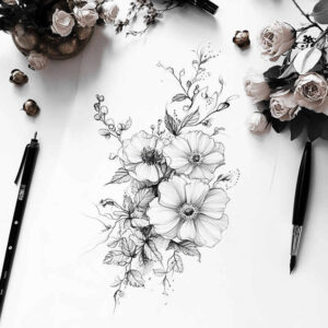 trees tattoo design ideas dramatic lighting natural elegance for foot