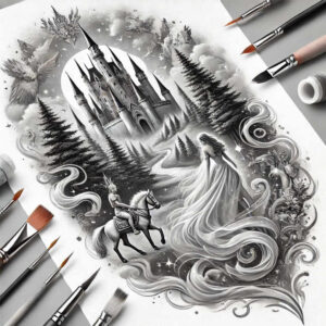 trees tattoo design ideas fluid motion natural form symbolising determination