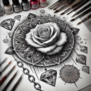 trees tattoo design ideas Surrealism symbolism trunk power embodying courage