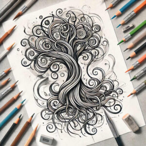 tree-geometric-detail-realism-realistic-wrinkles-for-shoulder – tattoo design ideas free ai generated – Gallery: trees-inkby-ai