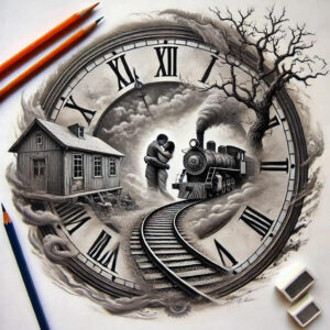 time-harmony-symbol-neotraditional-strong-contrast-for-hand – tattoo design ideas free ai generated – Gallery: watches-hourglass-inkby-ai