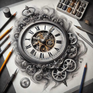 watches-hourglass tattoo design ideas decorative detail temporal art shows resilience