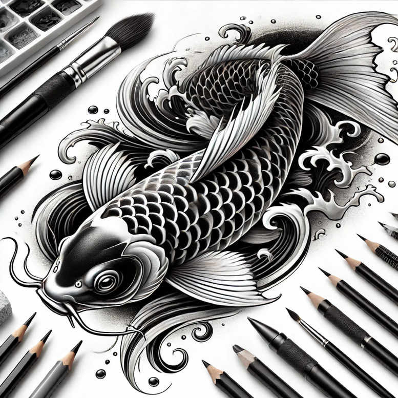 animals-with-3d-effect-surrealism-juxtaposition-for-wrist-side – tattoo design ideas free ai generated – Gallery: water-animals-inkby-ai