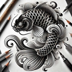 stingrays-realism-micro-detail-for-abdomen – tattoo design ideas free ai generated – Gallery: water-animals-inkby-ai