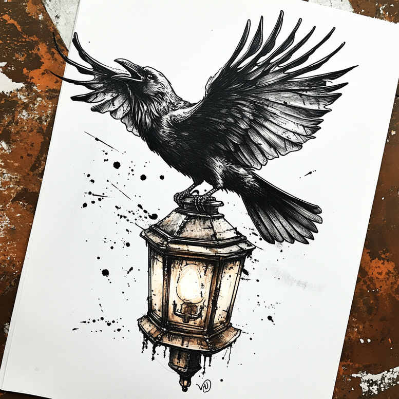 water-animals tattoo design ideas Surrealism timeless natural curve symbol of endurance
