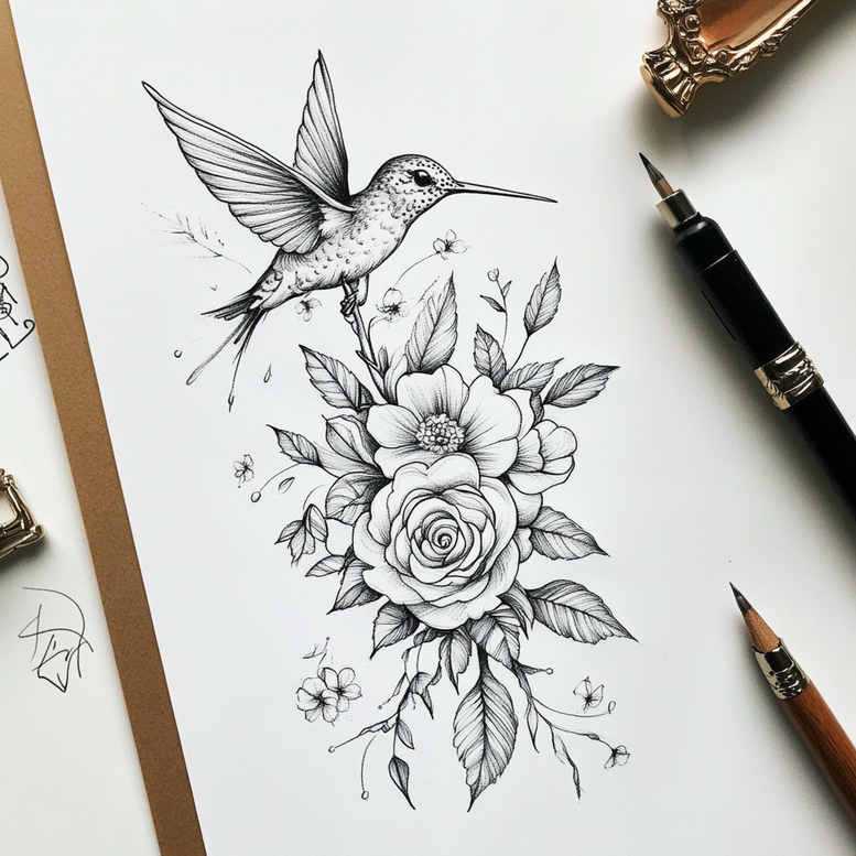 water-animals tattoo design ideas Realism studio quality wet environment symbol of courage