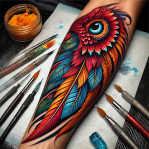 life-motif-wings-tattoo – tattoo design ideas free ai generated – neotraditional-refined-lines – for-heel – Gallery: wings-inkby-ai