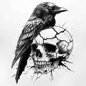 perseverance-symbol-wolf-tattoo – tattoo design ideas free ai generated – realism-sharp-focus – for-foot – Gallery: wolves-inkby-ai