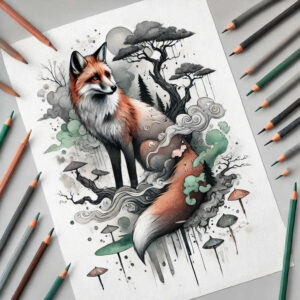 wolves tattoo design ideas Realism visual truth mountain shadow for outer arm