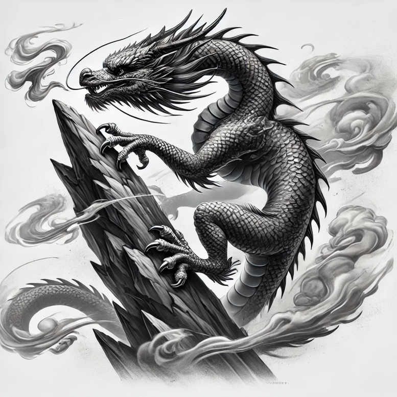wolves tattoo design ideas Surrealism abstract rugged survival for upper shoulder