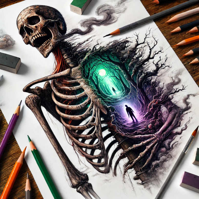 supernatural-motif-tattoo-for-men-dark-for-calf – tattoo design ideas free ai generated – Gallery: zombies-inkby-ai