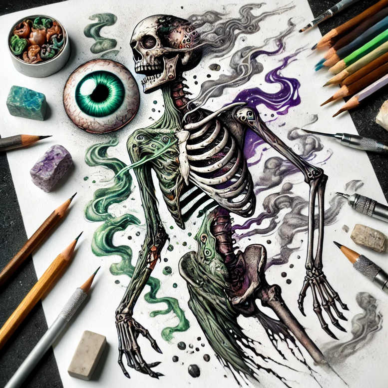 apocalypse-and-chaos-tattoo-menacing-for-side-torso – tattoo design ideas free ai generated – Gallery: zombies-inkby-ai