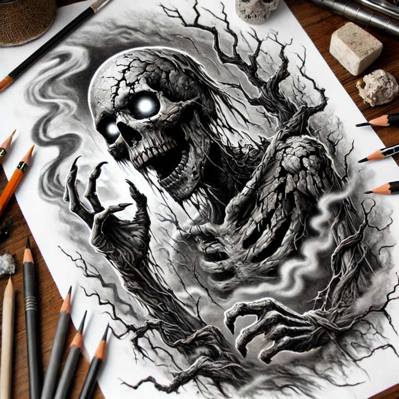 survival-and-strength-tattoo-murky-for-full-back – tattoo design ideas free ai generated – Gallery: zombies-inkby-ai