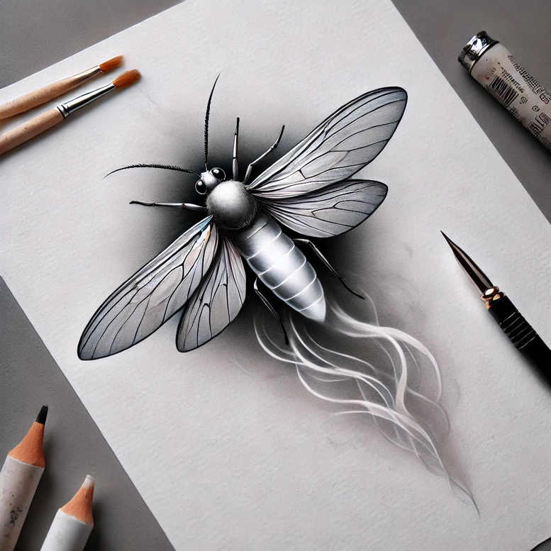 butterflies-moths-dragonflies tattoo design ideas micro design natural symmetry meaning determination