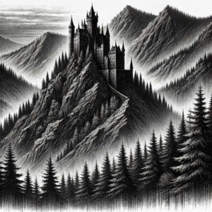 legendary-castle-tar-natural-tones – tattoo design ideas free ai generated – Gallery: castles-inkby-ai