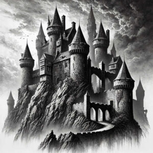 castles tattoo design ideas layered fill iron gates meaning strength