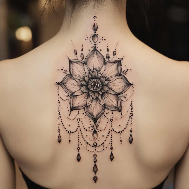 chain-art – tattoo design ideas free ai generated – short-stroke – for-ribs – Gallery: chains-inkby-ai