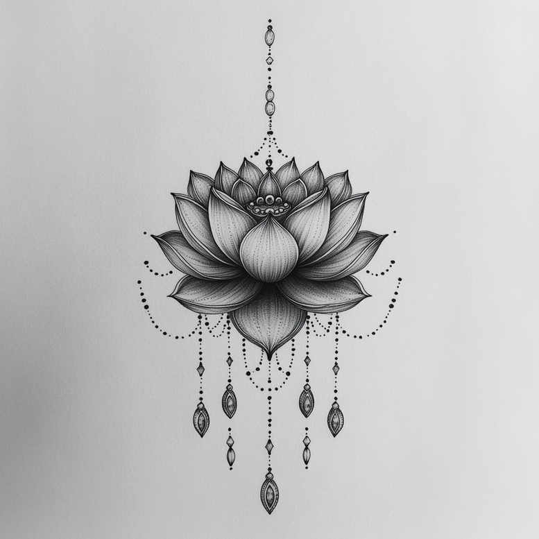 chain – tattoo design ideas free ai generated – crisp-outline – for-arm – Gallery: chains-inkby-ai