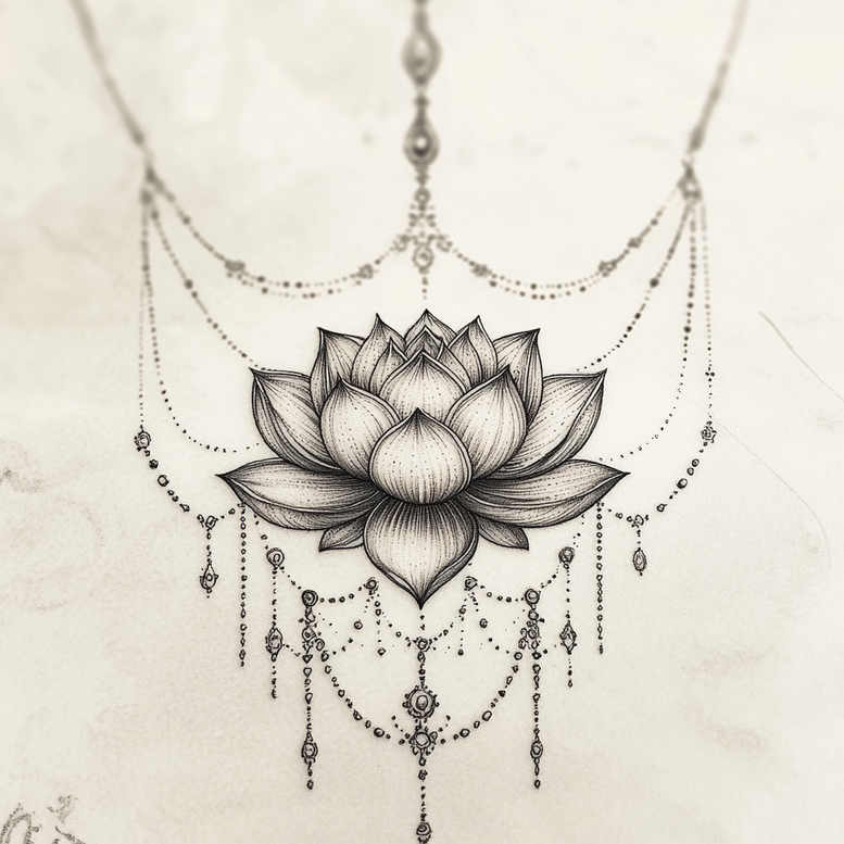 chain – tattoo design ideas free ai generated – minimalist – for-arm – Gallery: chains-inkby-ai