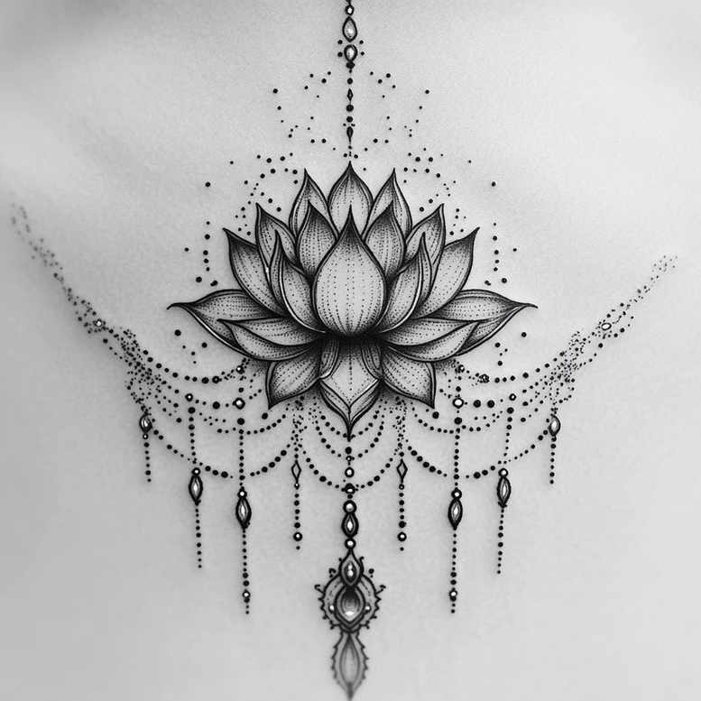chain – tattoo design ideas free ai generated – minimalist – for-arm – Gallery: chains-inkby-ai
