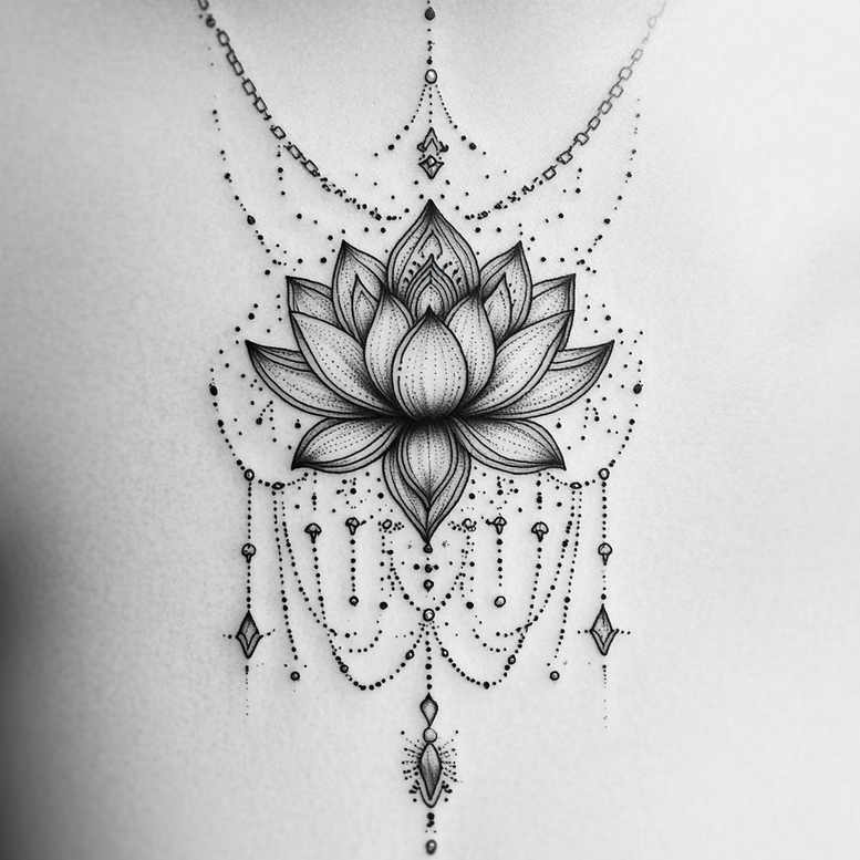 chain – tattoo design ideas free ai generated – minimalist – for-arm – Gallery: chains-inkby-ai