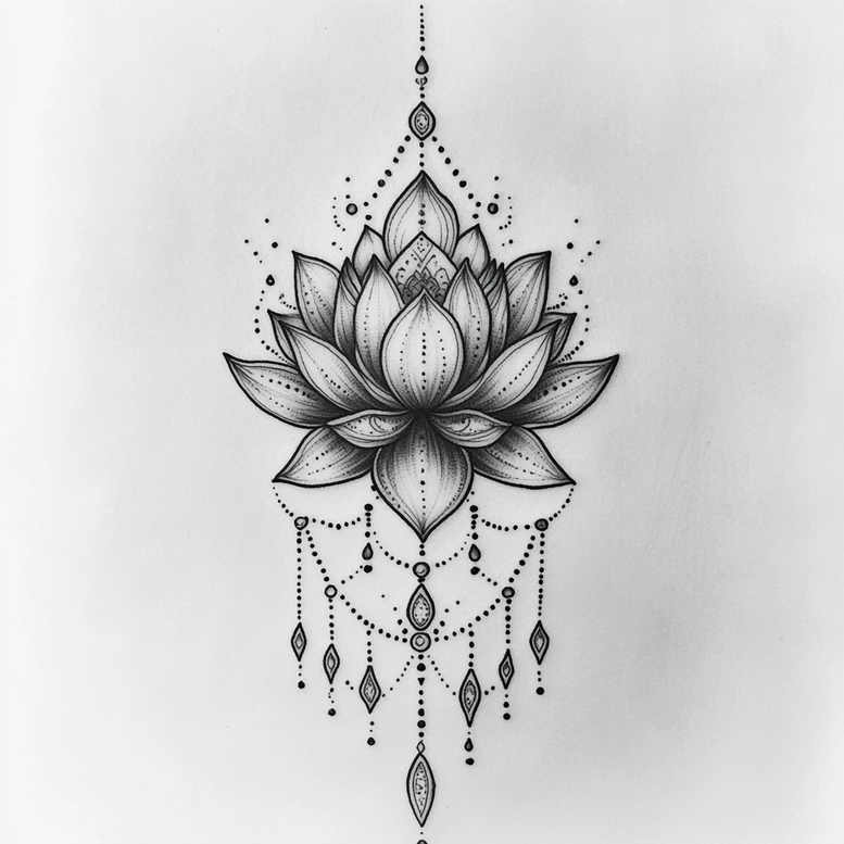 chain – tattoo design ideas free ai generated – minimalist – for-neck – Gallery: chains-inkby-ai