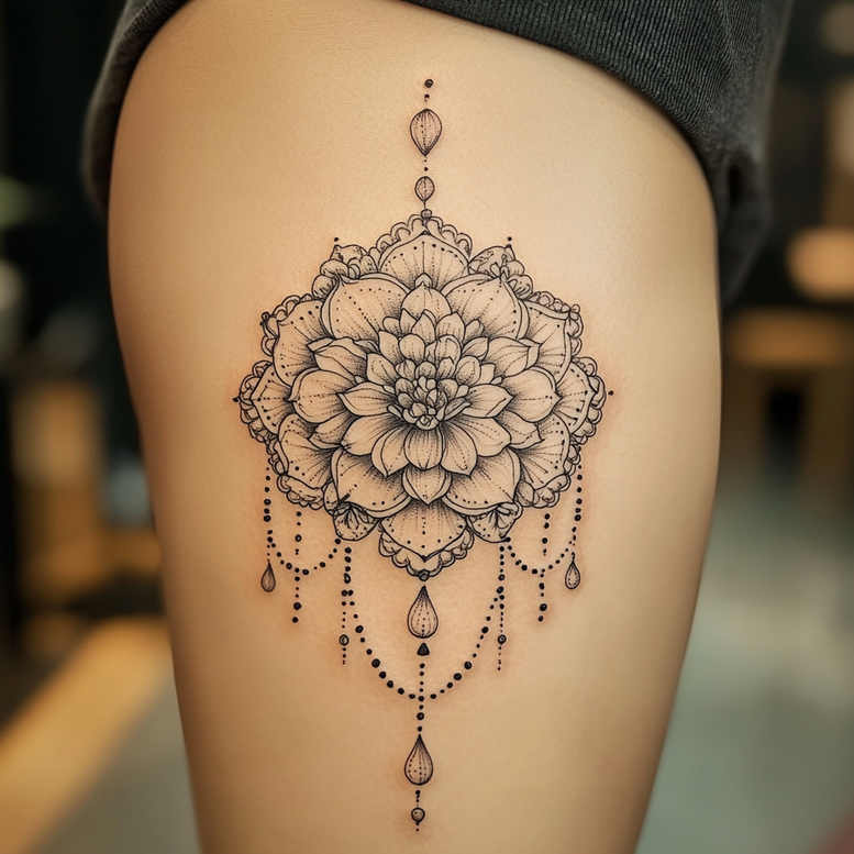 chain – tattoo design ideas free ai generated – neotraditional-dynamic-color – for-arm – Gallery: chains-inkby-ai