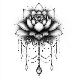 chain – tattoo design ideas free ai generated – surrealism-fluid-forms – for-arm – Gallery: chains-inkby-ai