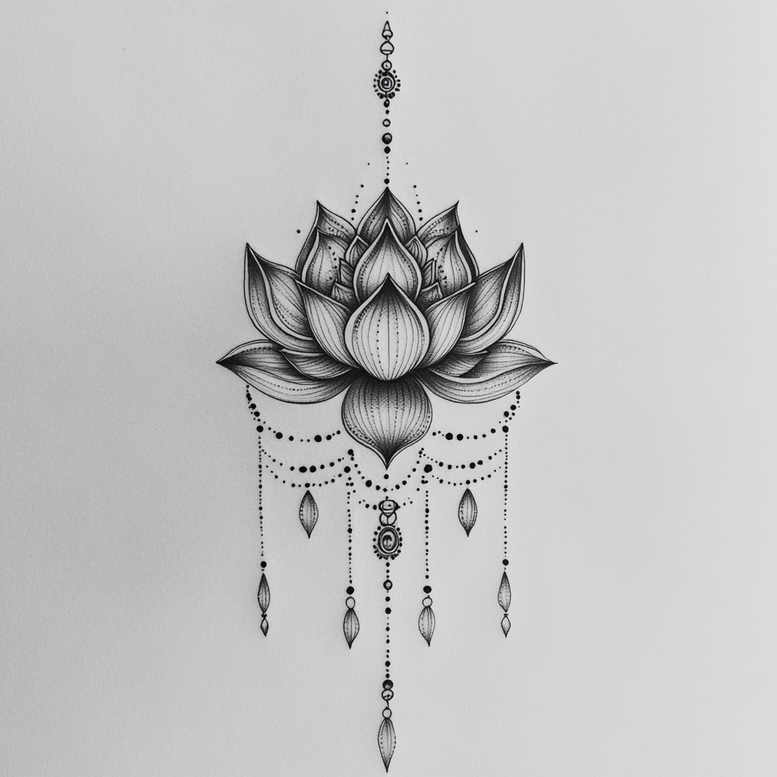 chain-necklace-diminutive-for-upper-back – tattoo design ideas free ai generated – Gallery: chains-inkby-ai