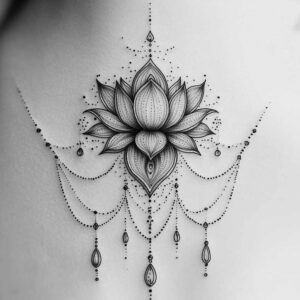 thin-links-mini-geometry-for-ribs – tattoo design ideas free ai generated – Gallery: chains-inkby-ai