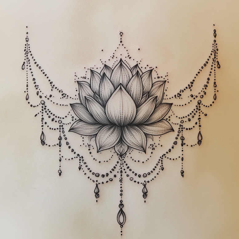 delicate-jewelry-chain – tattoo design ideas free ai generated – surrealism-shifting-shapes – for-forearm – Gallery: chains-inkby-ai