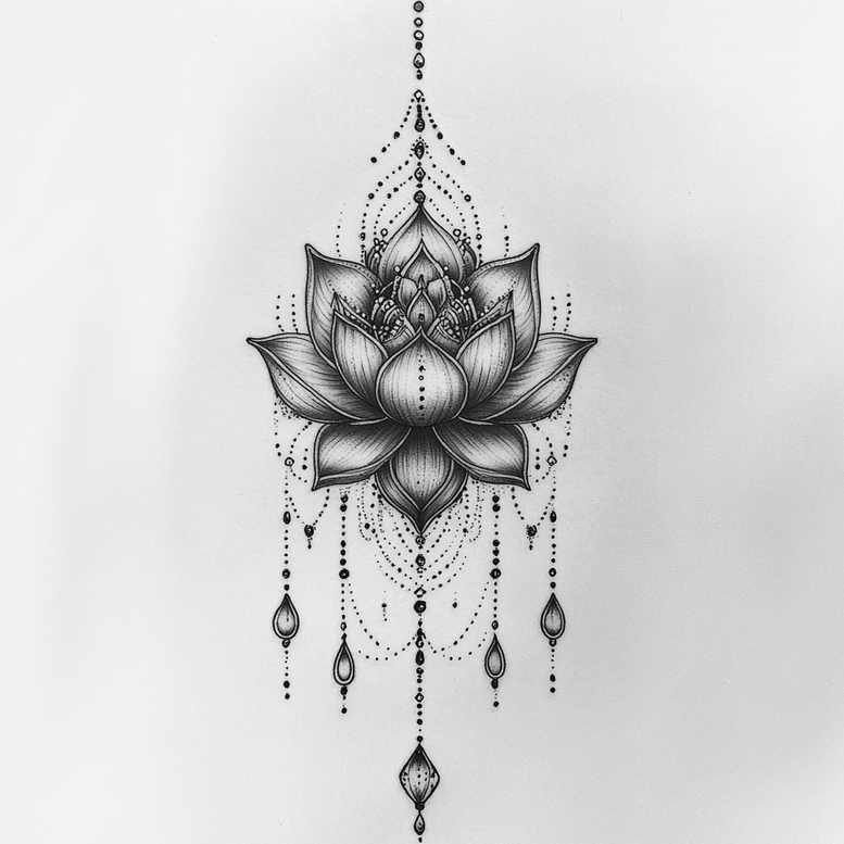 fine-jewelry-tattoo-discreet-for-thigh – tattoo design ideas free ai generated – Gallery: chains-inkby-ai