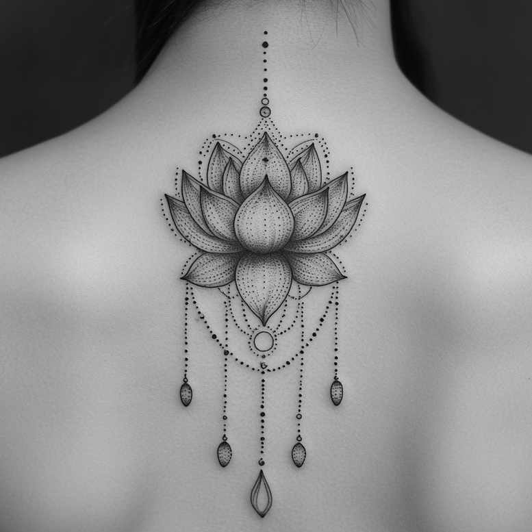 stylized-chain – tattoo design ideas free ai generated – airy – for-ankle – Gallery: chains-inkby-ai